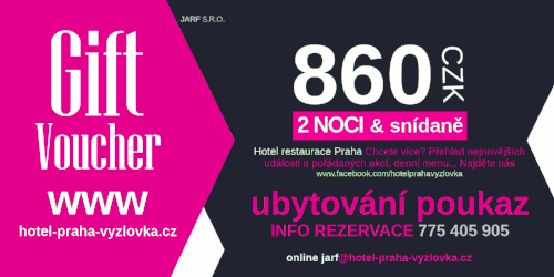 Rozvoz jídla Vyžlovka, voucher-hotel-restaurace-praha